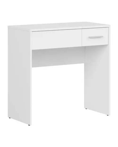 Tocador Nepo Plus 80 cm con cajón, compartimento y espejo blanco