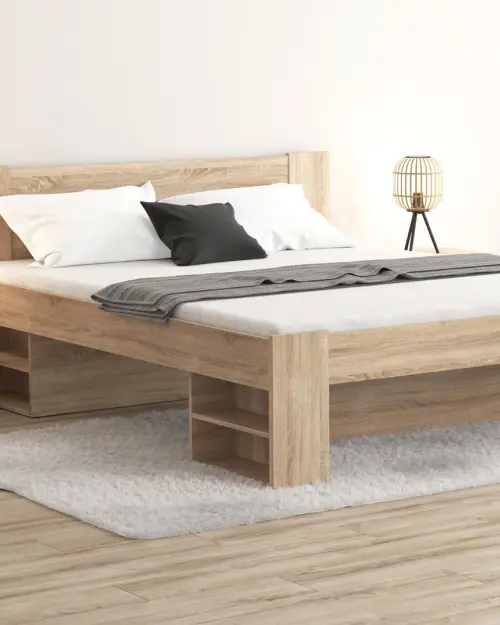 Cama Nepo Plus 140x200 roble sonoma