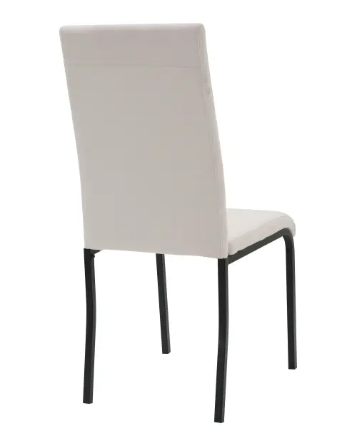 Silla tapizada Anne crema