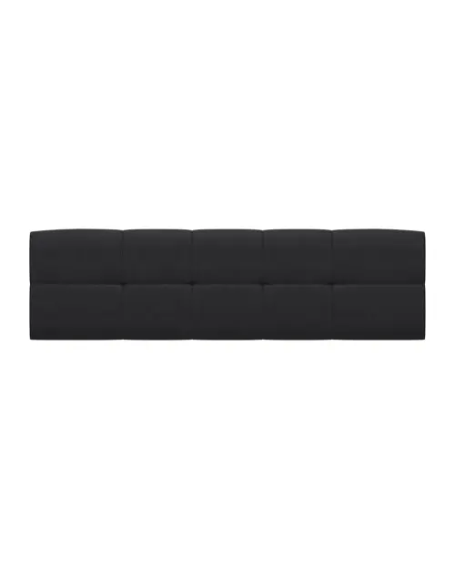 Panel tapizado para cama Tetrix 140 cm negro