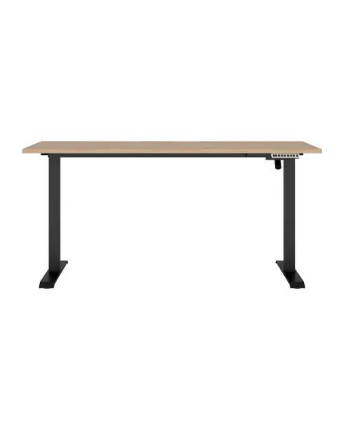 Escritorio con regulación eléctrica Space Office 160 cm roble artisan