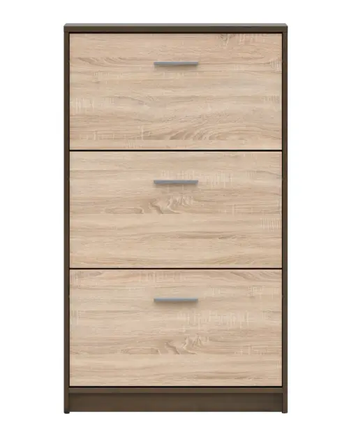 Zapatero Nepo Plus 70 cm con 3 puertas roble noble/roble sonoma