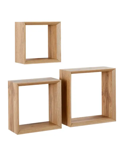 Полка настенная Ricky набор из 3 штук дуб артизан