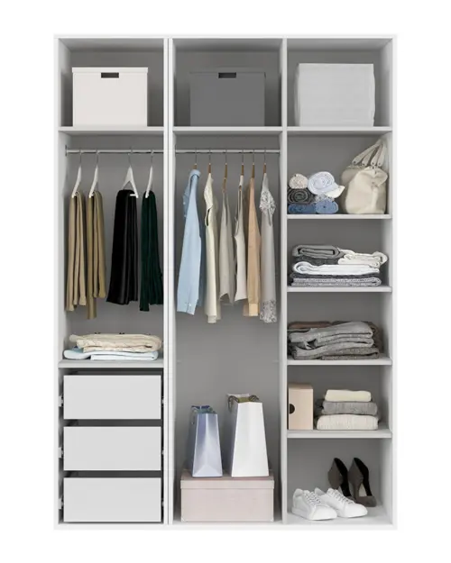 Szafa modułowa Flex 150 cm z drzwiami biała