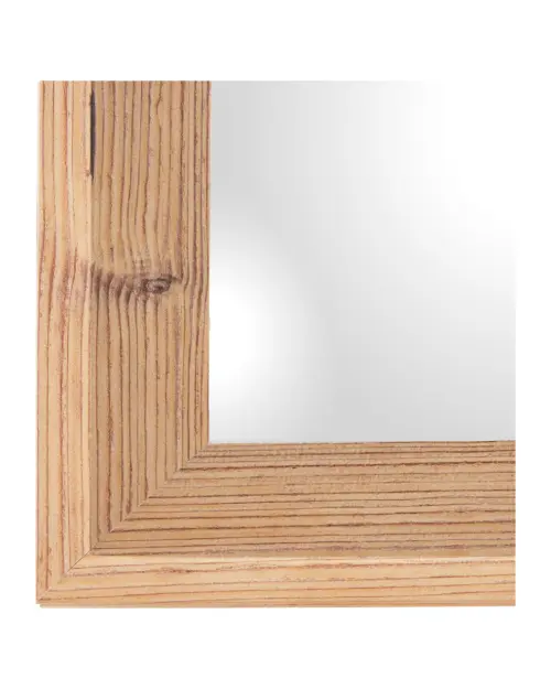 Espejo de pared con marco Lea III 52x152 cm marrón