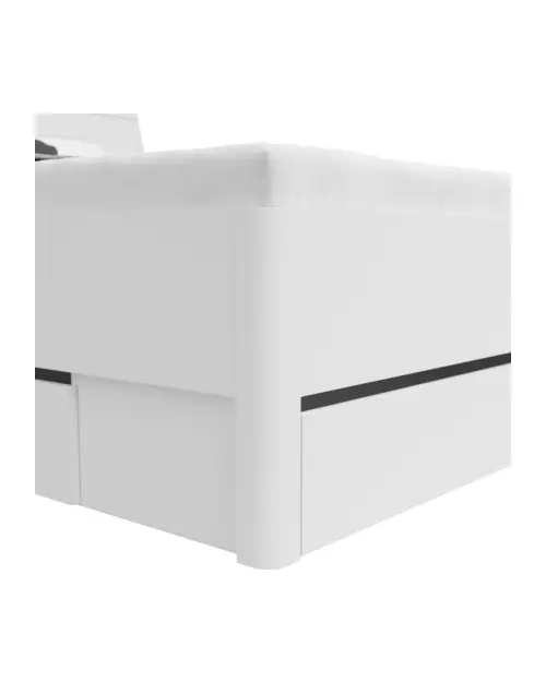 Cama Saturn 160x200 con 3 cajones blanca