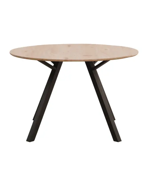 Mesa redonda Arno 120 cm roble artisan