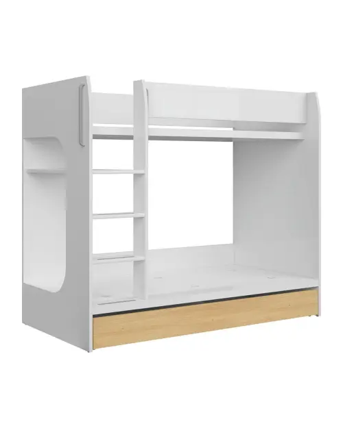 Litera Nandu 80x180 blanco brillo