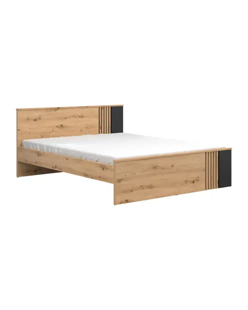 Cama Vabres 160x200 roble artisan lamas