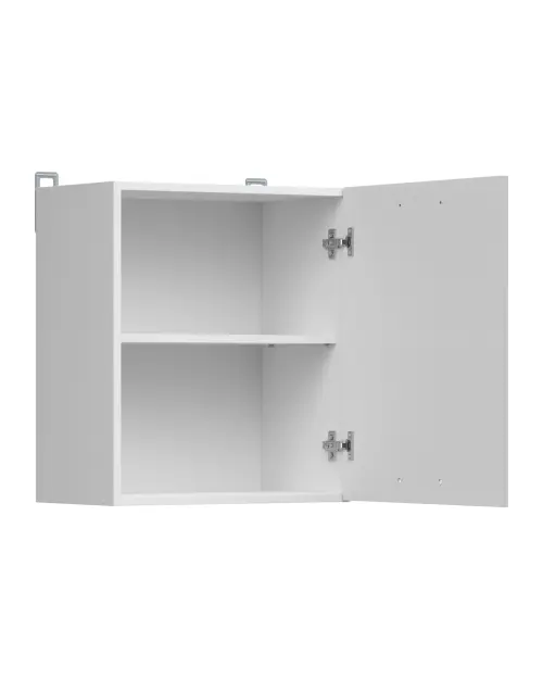 Szafka kuchenna górna Junona Line 50 cm lewa/prawa jasnoszary połysk