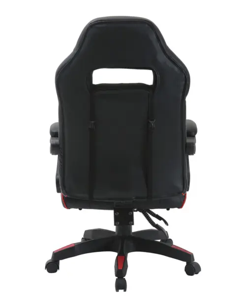 Silla gaming Riku con reposapiés extensible negro