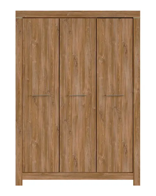 Armario de tres puertas Gent 150 cm roble stirling