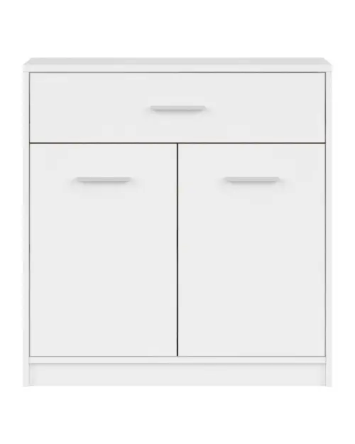 Cómoda Nepo Plus 80 cm con 2 puertas y un cajón blanca