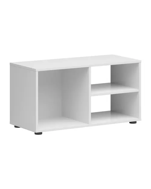 Mueble RTV Neno 80 cm con estantes blanco