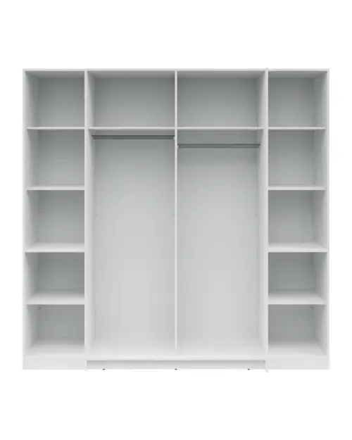 Шкаф-купе Fabio 215 см белый/дуб артизан