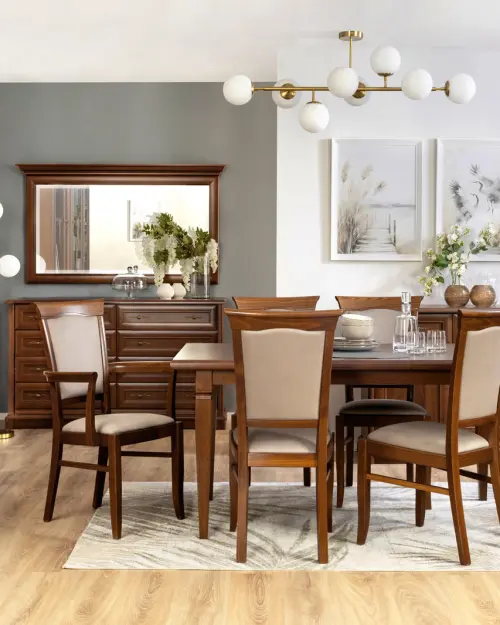 Cómoda de esquina Kent 60 cm con puertas y cajón castaño