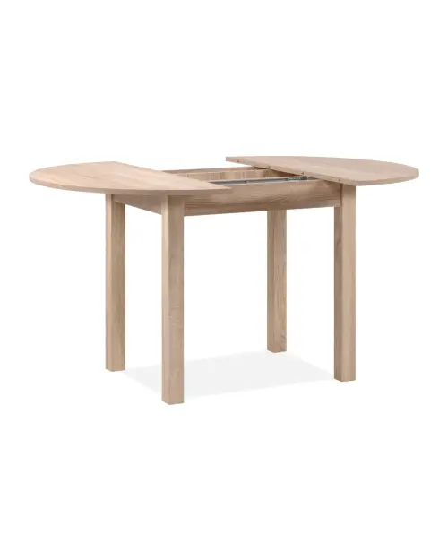 Mesa redonda extensible Coburg 100-140/x76 roble sonoma
