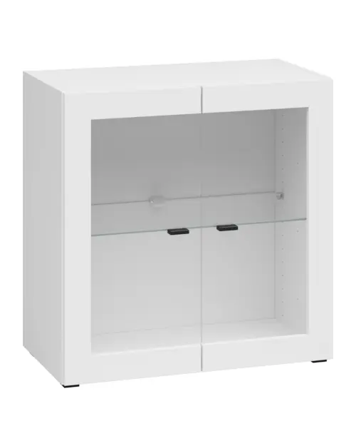 Vitrina System 64 de 2 puertas blanca