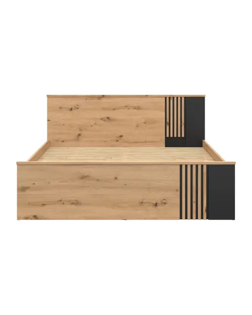 Cama Vabres 160x200 roble artisan lamas