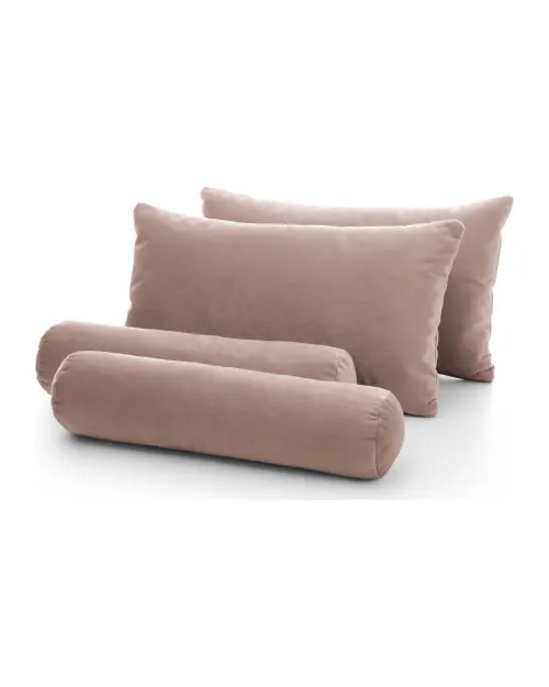Zestaw poduszek do łóżka Reve różowy