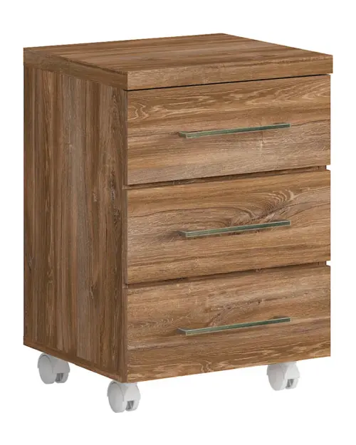 Cajonera Gent 42 cm con 3 cajones roble stirling