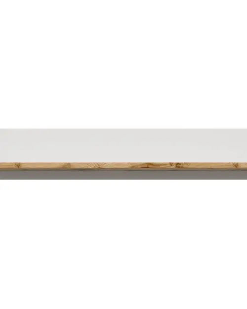 Estante de pared Holten 156 cm blanco/roble wotan