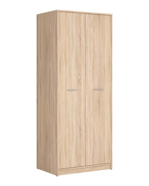 Armario de dos puertas Nepo Plus 80 cm roble sonoma