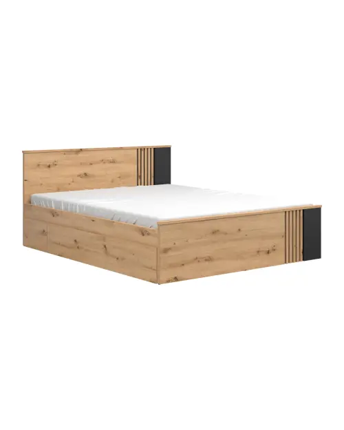 Cama Vabres 160x200 roble artisan lamas