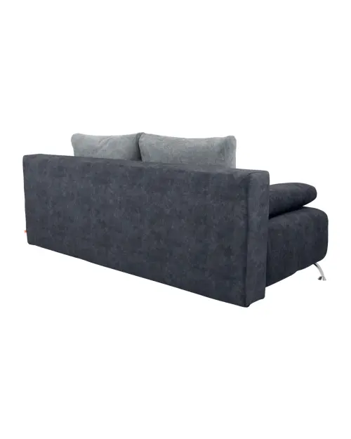 Three-seater sofa bed Daria III with storage velvet grey