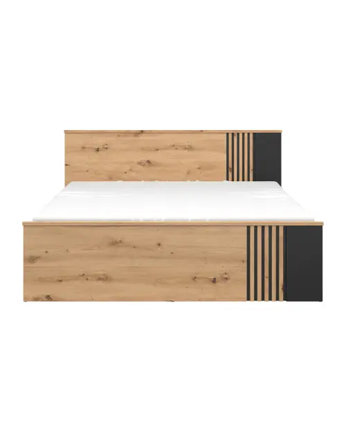 Cama Vabres 160x200 roble artisan lamas