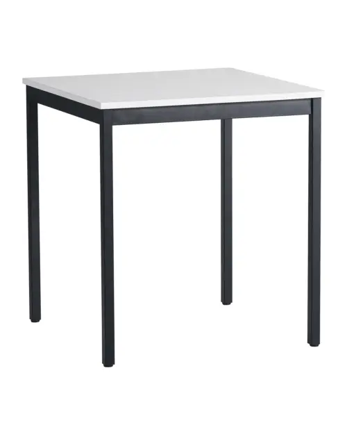 Стол Enrico 70x70 бело-черный