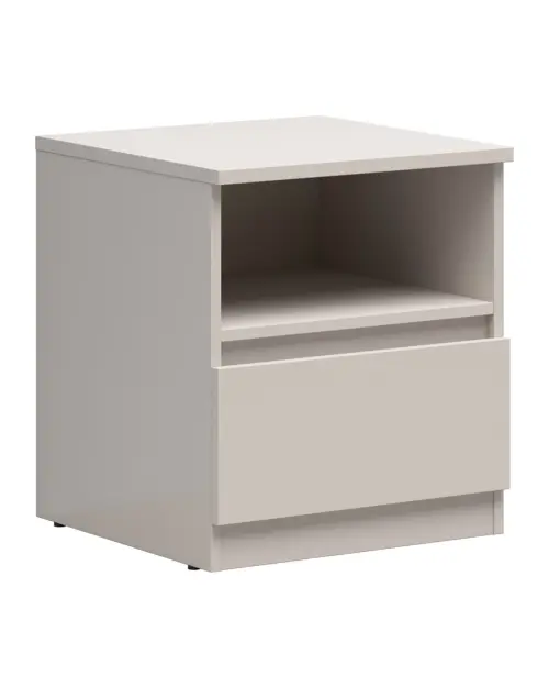 Mesita de noche Tetrix 45 cm con cajón cachemira