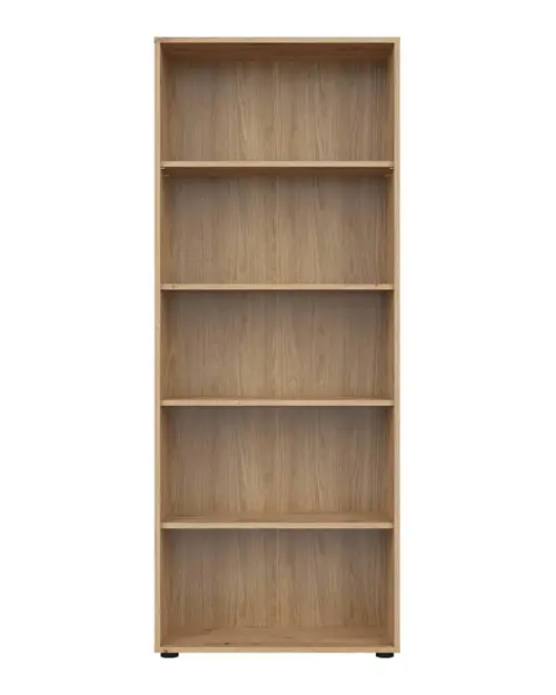 Estantería Space Office 80 cm con 4 estantes roble artisan