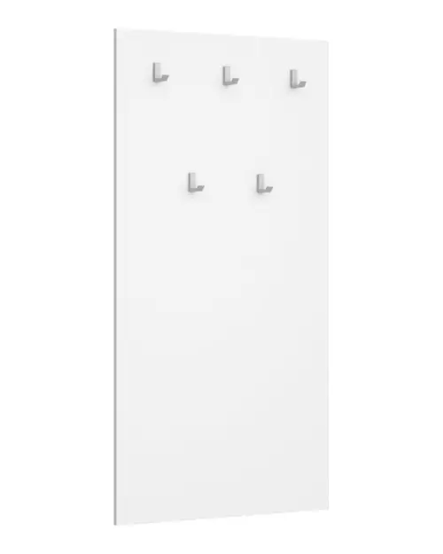 Perchero de pared para recibidor Nepo Plus blanco
