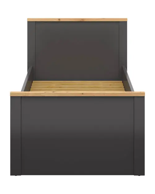 Cama Hesen 90x200 grafito