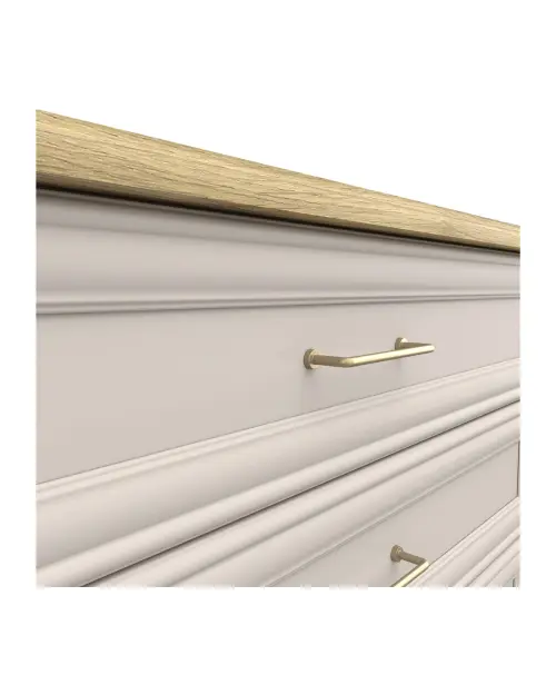 Cómoda Anga 94 cm con cajones cachemira/roble mauvella