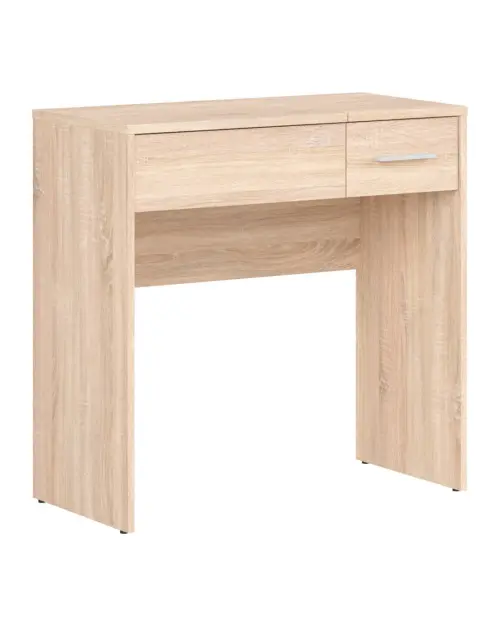 Tocador Nepo Plus 80 cm con cajón, compartimento y espejo roble sonoma