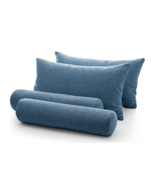 Zalea blue bed pillow set