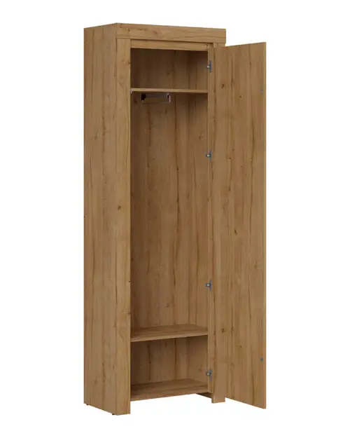 Estantería Holten 69 cm con puertas roble waterford
