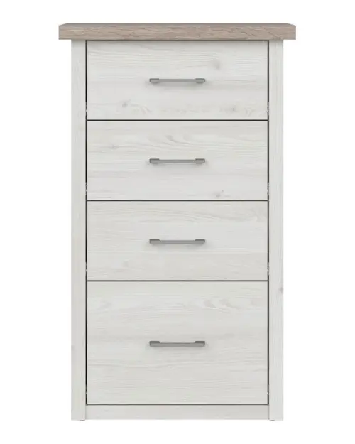 Cómoda Luca Baby 60 cm con 4 cajones alerce sibiu claro