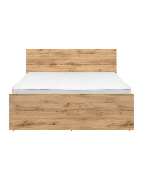 Cama Zele 140x200 roble wotan