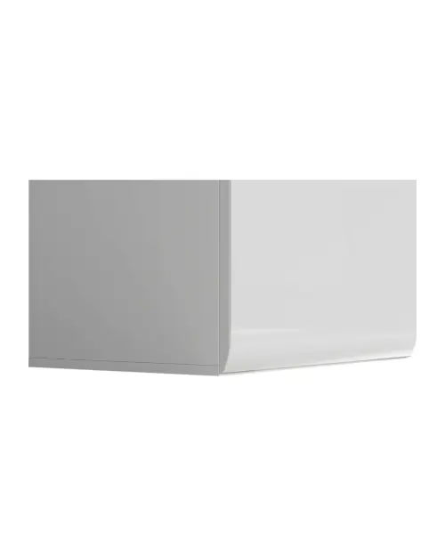 Vitrina Azteca Trio 60 cm con 2 puertas blanco brillo