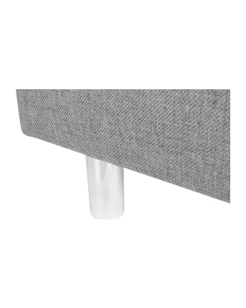 Cama tapizada Mala gris 160x200