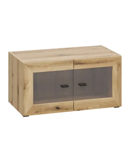 Vitrina System 64 con 2 puertas roble coast evoke