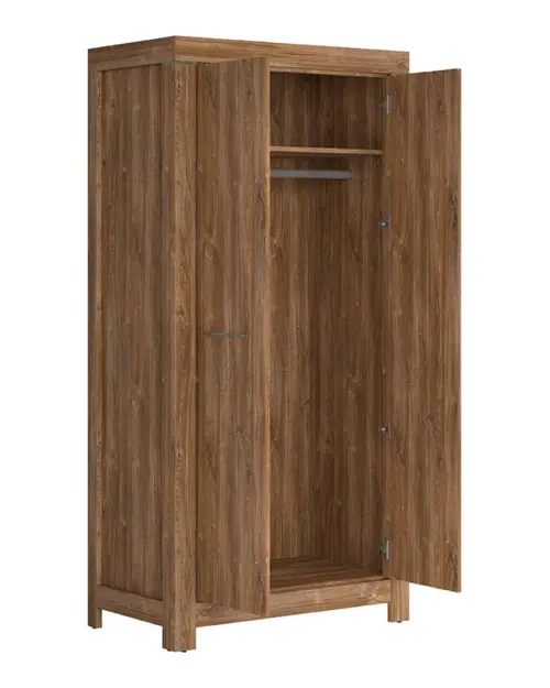 Armario de dos puertas Gent 98 cm roble stirling