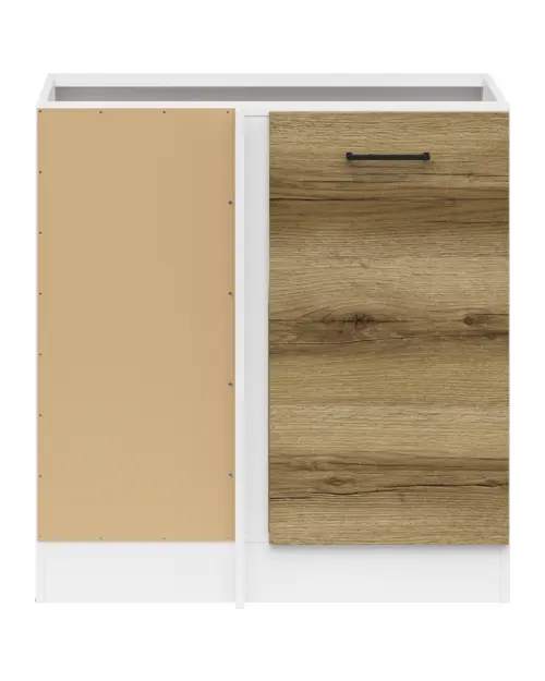 Armario de cocina bajo de rincón Junona Line izquierdo sin encimera roble delano claro 100x60 cm