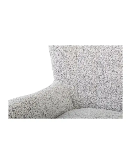 Sillón orejero Casey trenzado beige