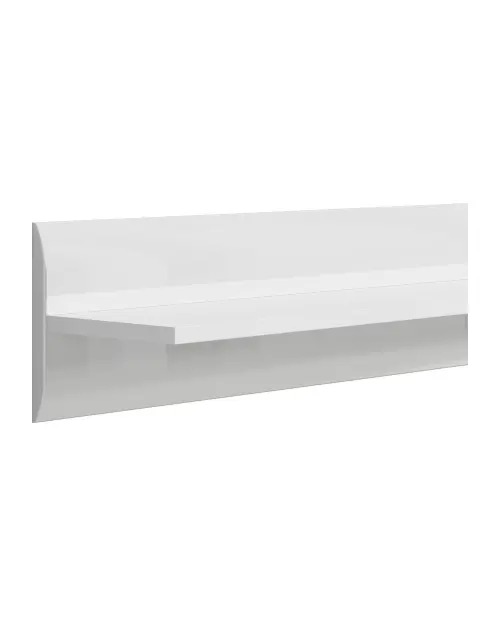 Estante de pared Azteca Trio 105 cm blanco brillo