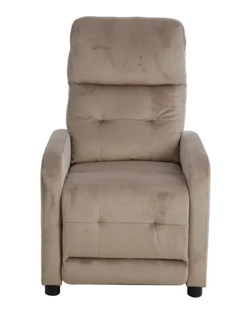 Tradycyjny fotel Monti z funkcją relax beżowy