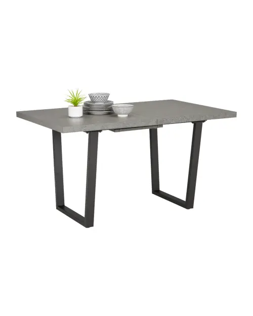 Стол раскладной Nils 140-180x85 антрацитовый